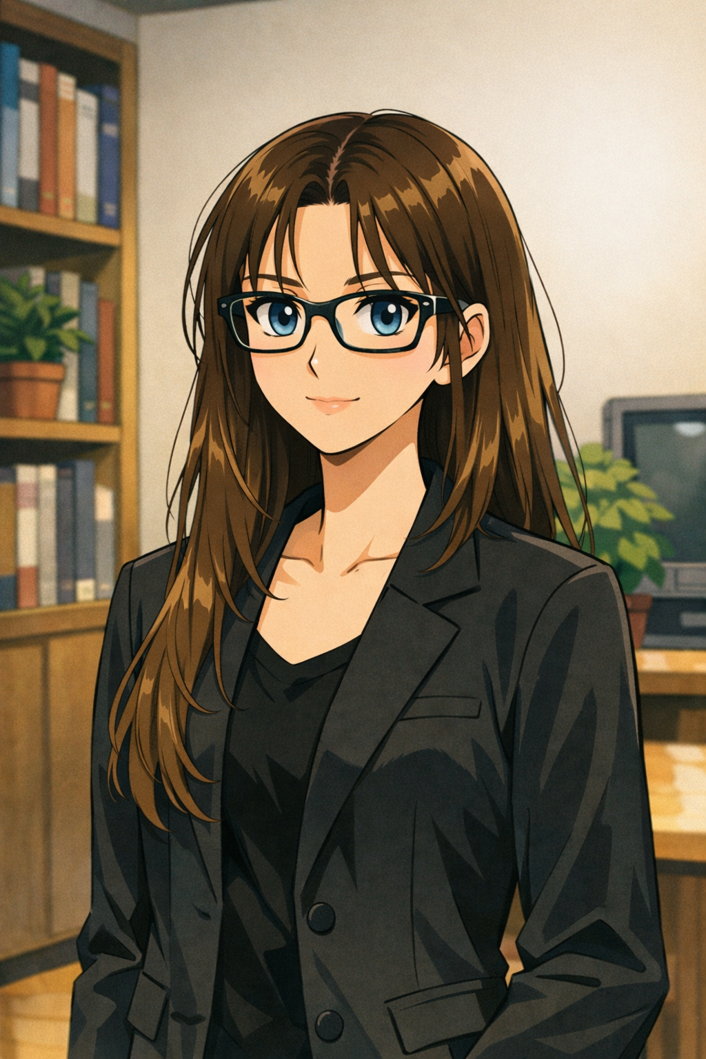 Anime-style illustration of Edena Berhani